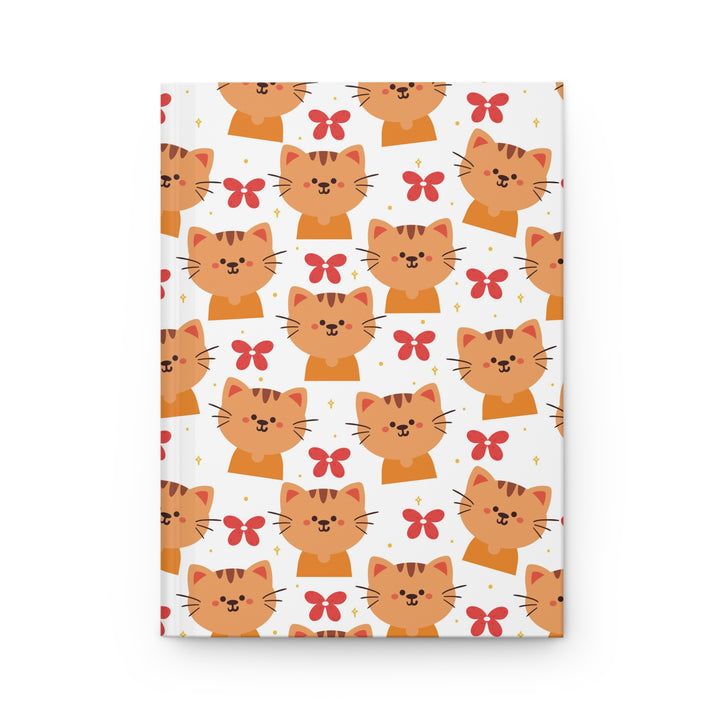 Orange Tabby Cat Hardcover Journal