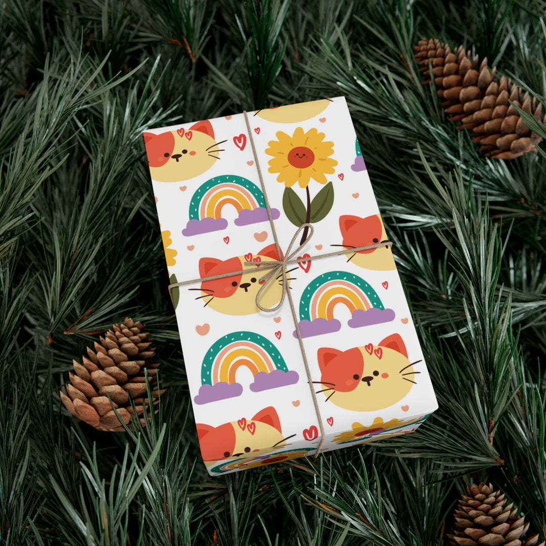 Rainbow Whisker Gift Wrap
