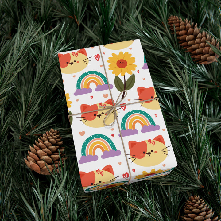 Rainbow Whisker Gift Wrap