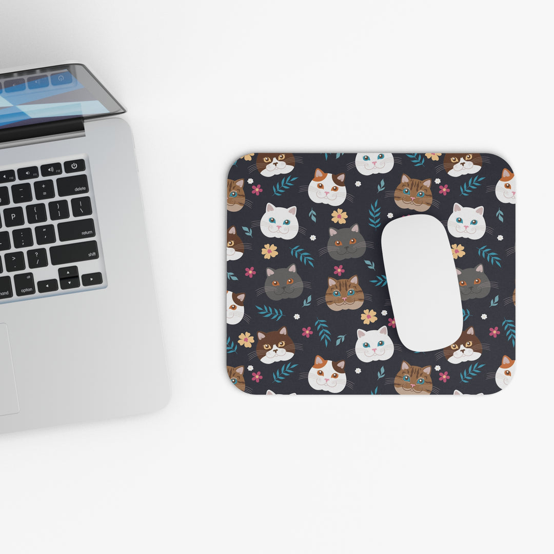 Dark Whisker Delight Mouse Pad