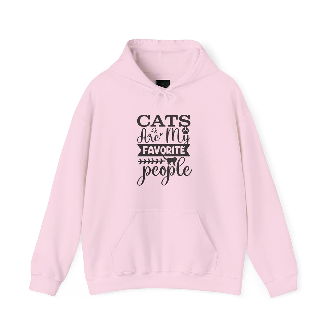 Cats Are My Favorite People Hooded Sweatshirt