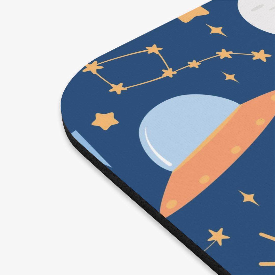 Cats and Planets Mouse Pad