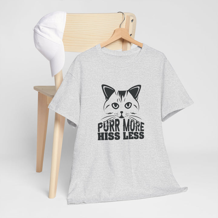 Purr More Hiss Less Cotton Tee