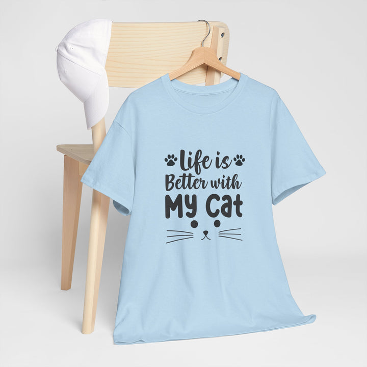 Better With My Cat Cotton Tee