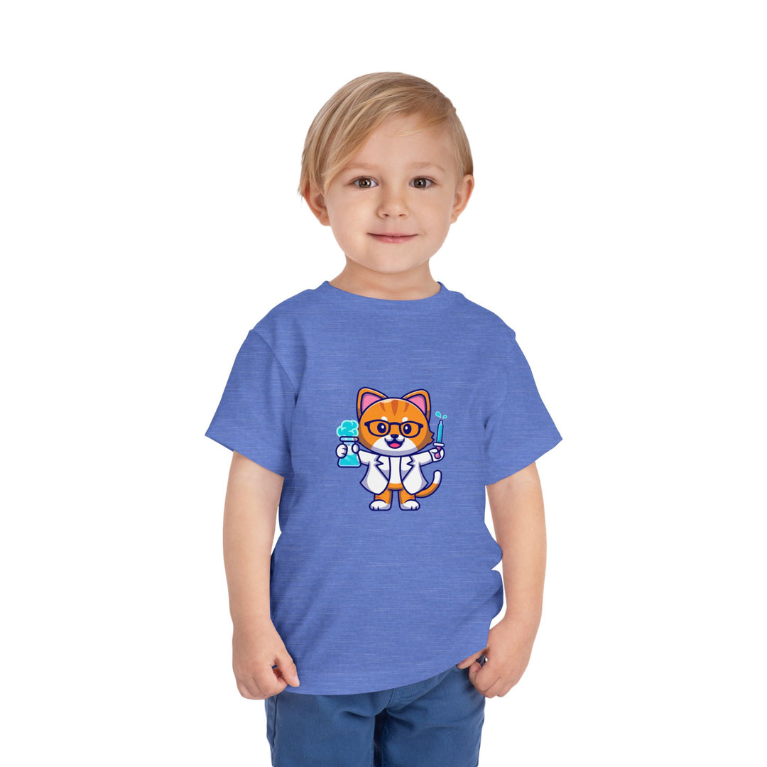 Scientist Kitty Toddler Tee