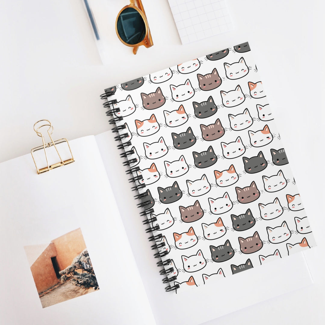 Cat Friends Spiral Notebook