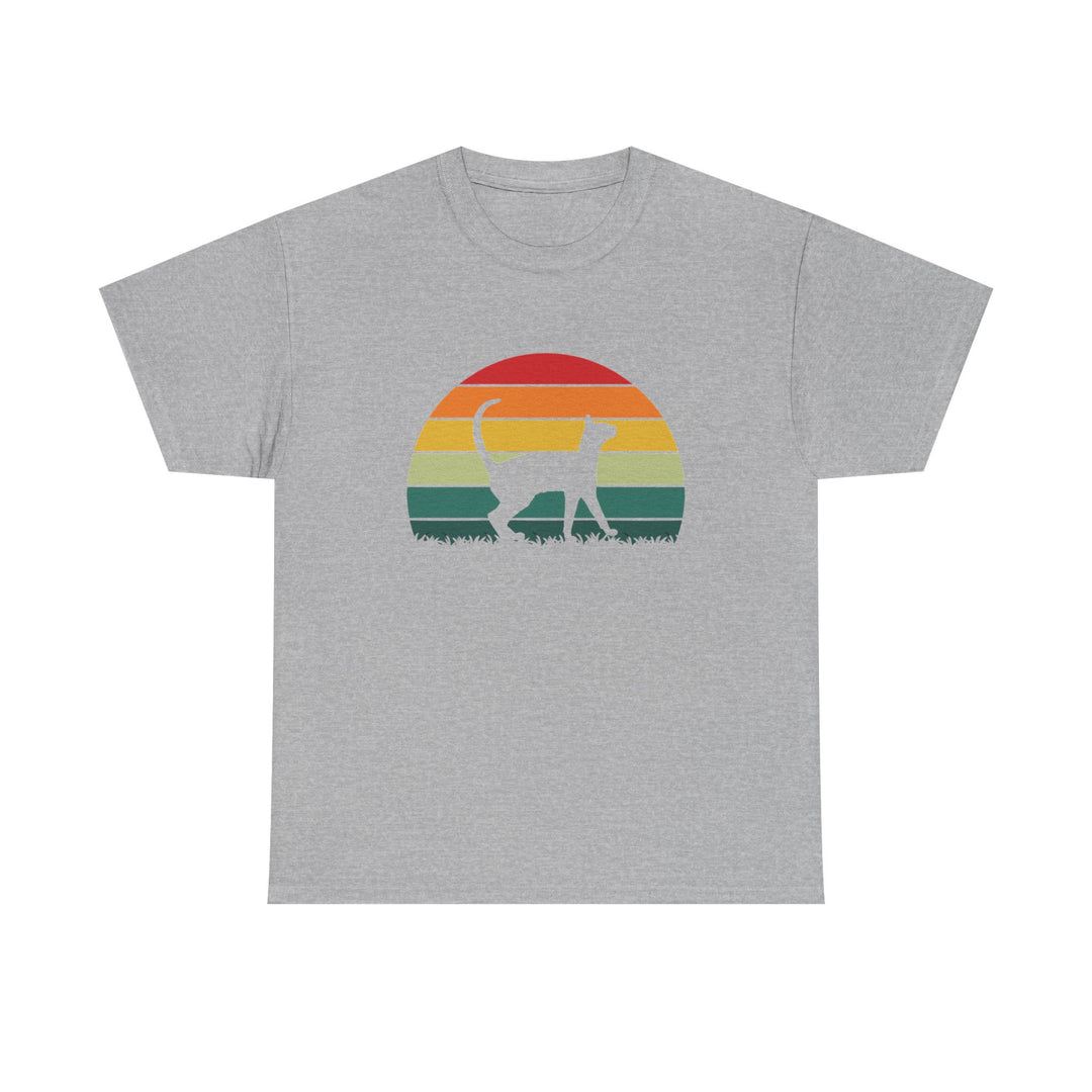 Sunset Cat Cotton Tee