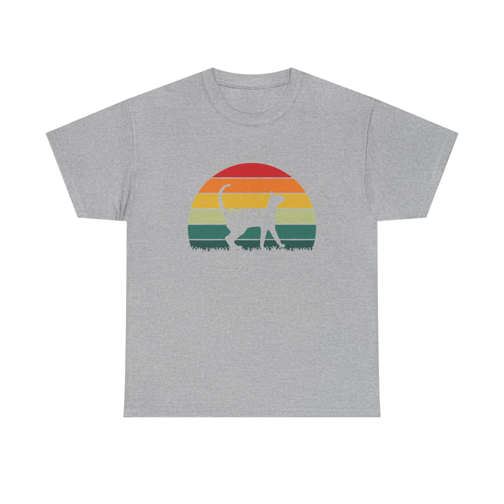 Sunset Cat Cotton Tee