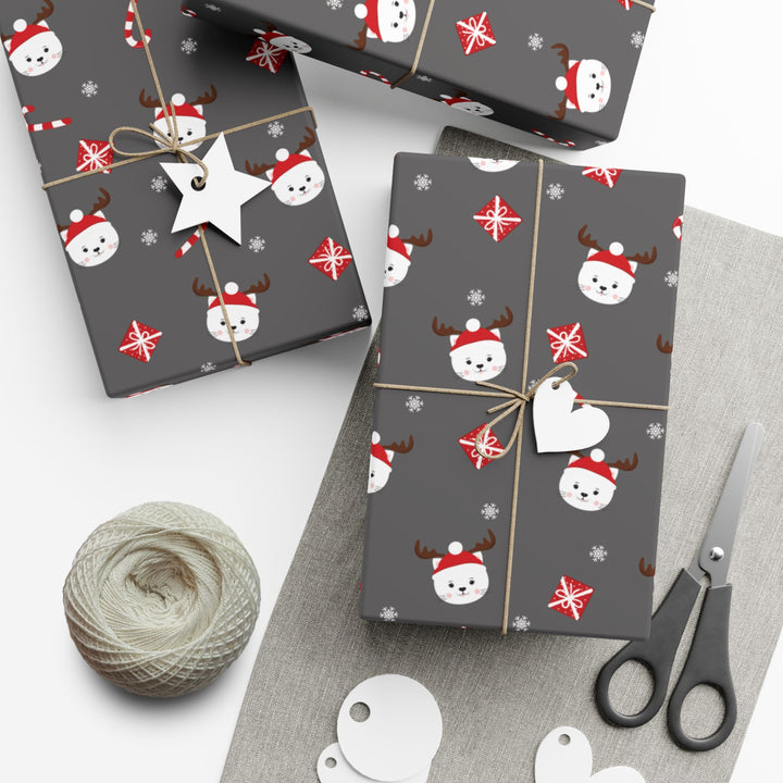 Reindeer Cat Gift Wrap