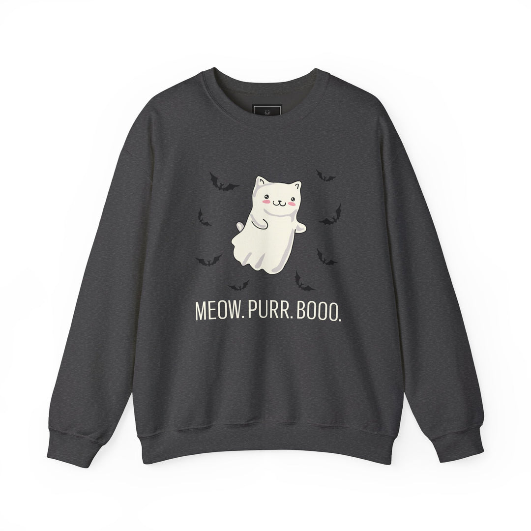 Meow. Purr. Boo. Unisex Crewneck Sweatshirt