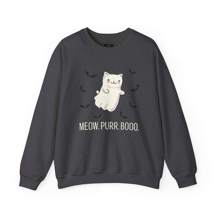 Meow. Purr. Boo. Unisex Crewneck Sweatshirt