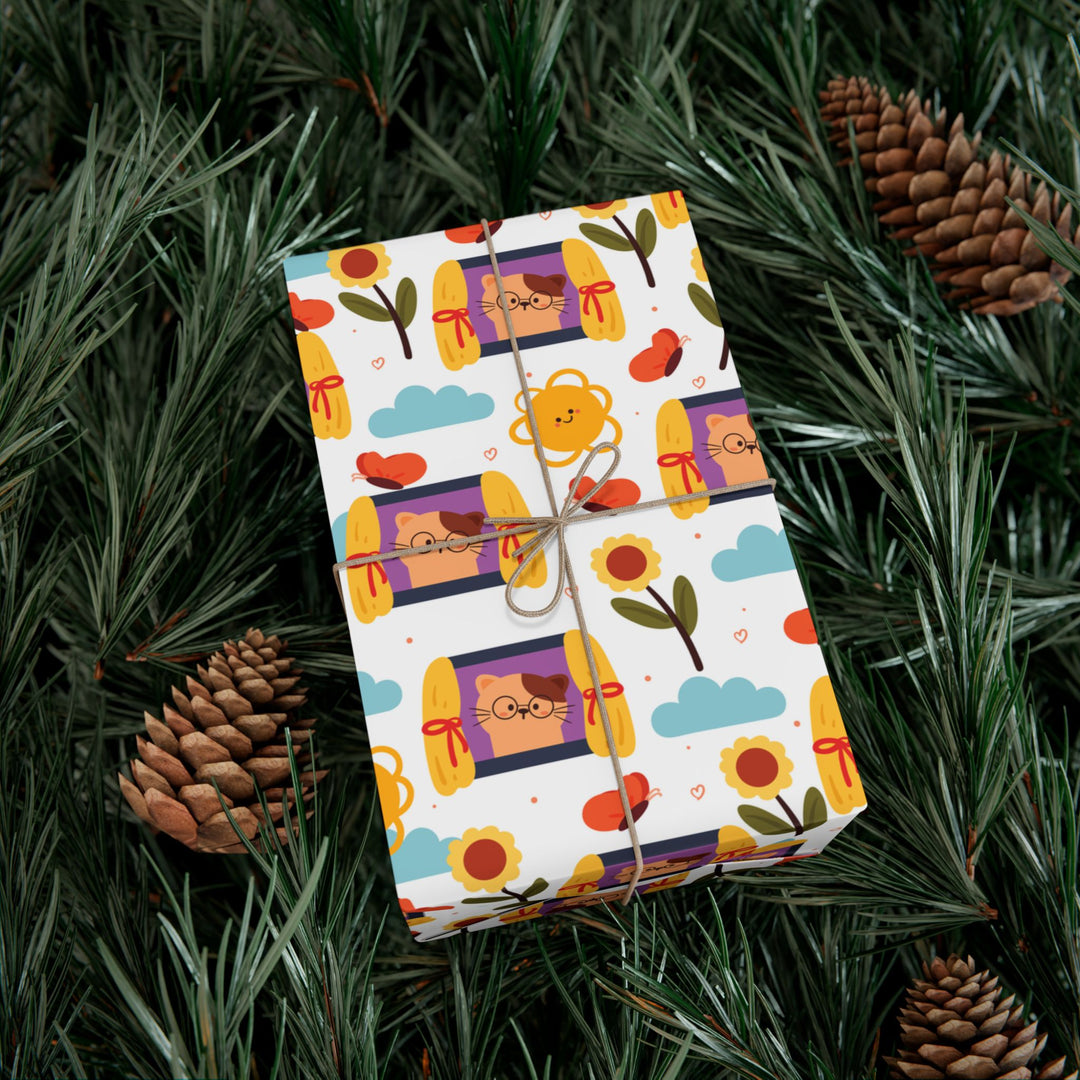 Cat in the Window Gift Wrap