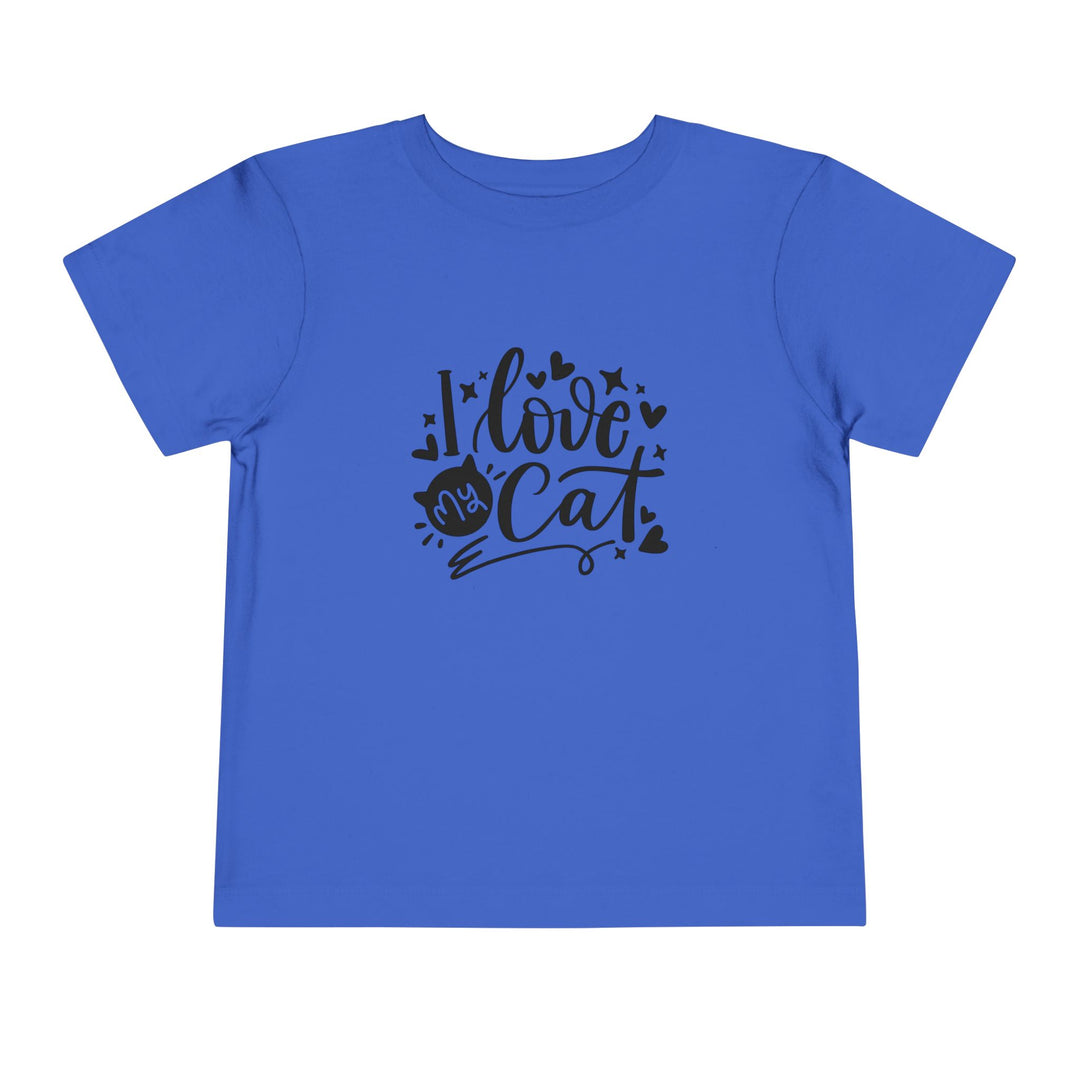 I Love My Cat Toddler Tee