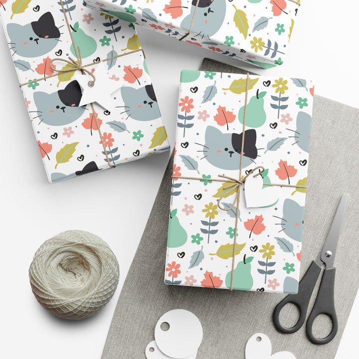 Purrs and Pears Gift Wrap