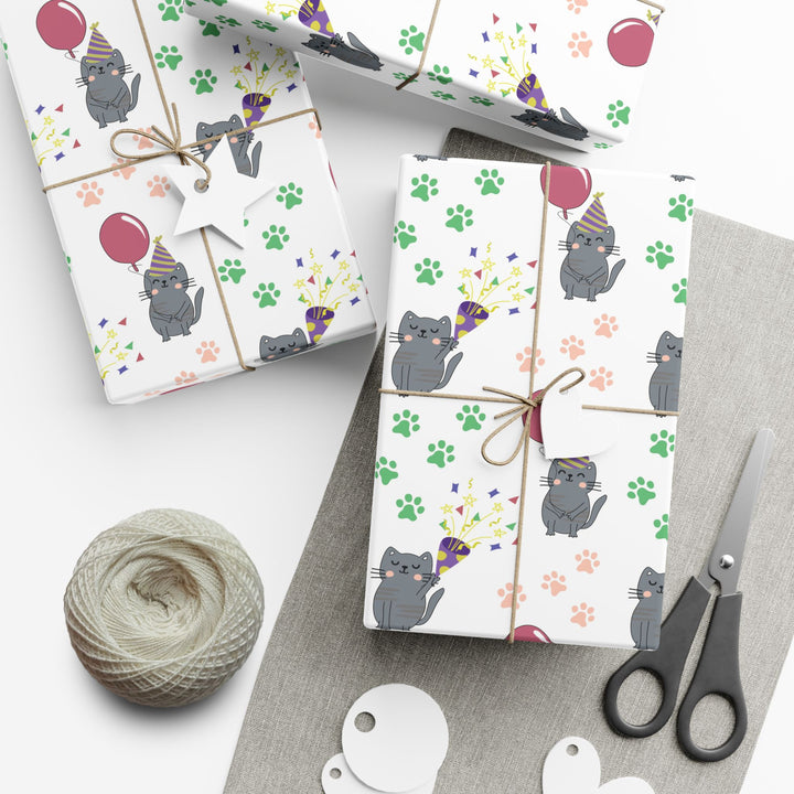 Party Cat Gift Wrap