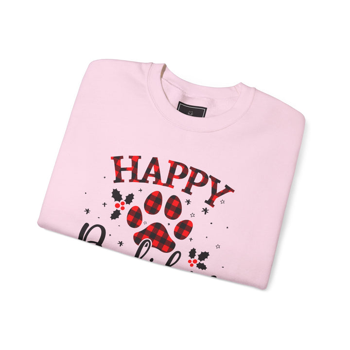 Happy Pawlidays Unisex Crewneck Sweatshirt