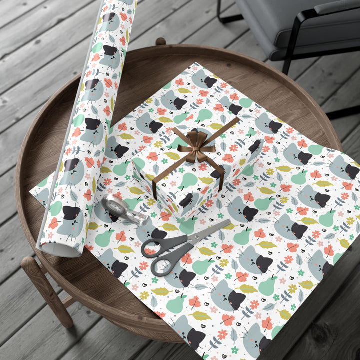 Purrs and Pears Gift Wrap