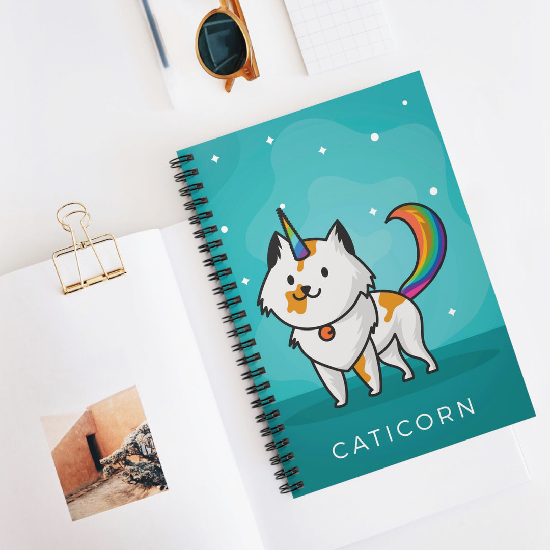 Caticorn Spiral Notebook
