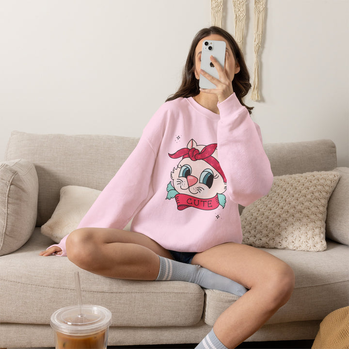 Tattoo Cat Crewneck Sweatshirt