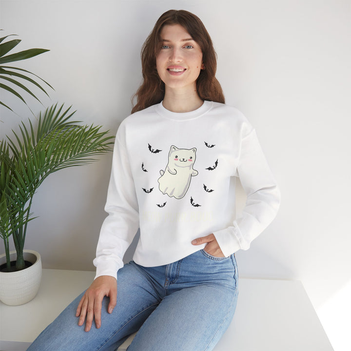 Meow. Purr. Boo. Unisex Crewneck Sweatshirt