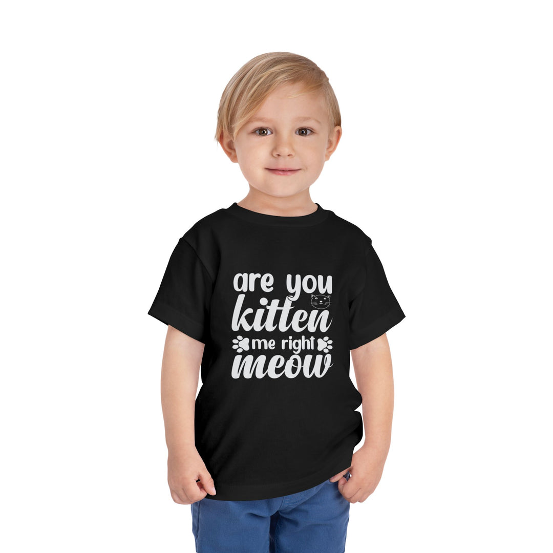Kitten Me Right Meow Toddler Tee