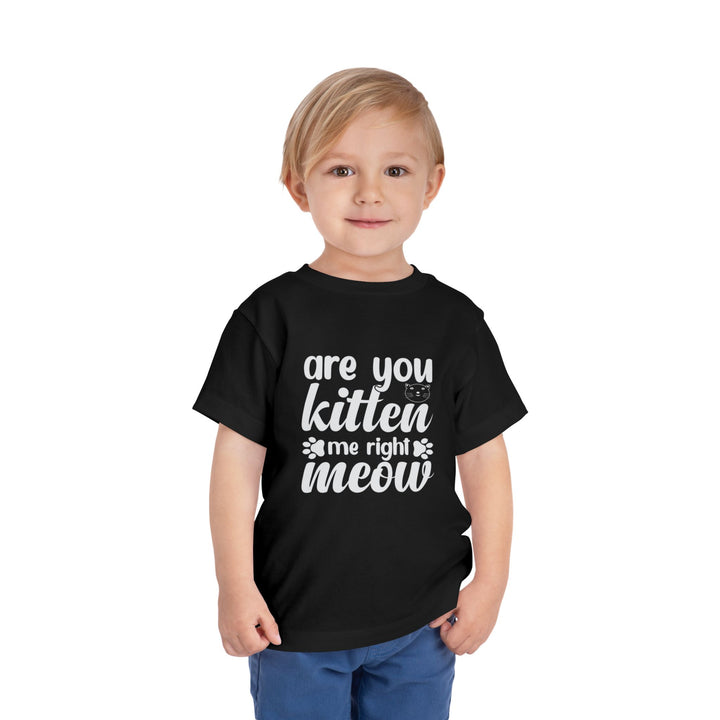 Kitten Me Right Meow Toddler Tee