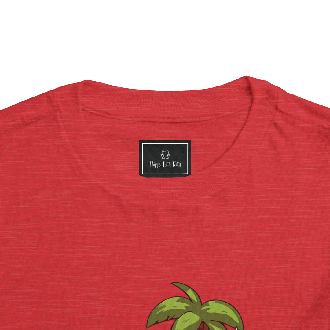 Tropical Cat Toddler Tee