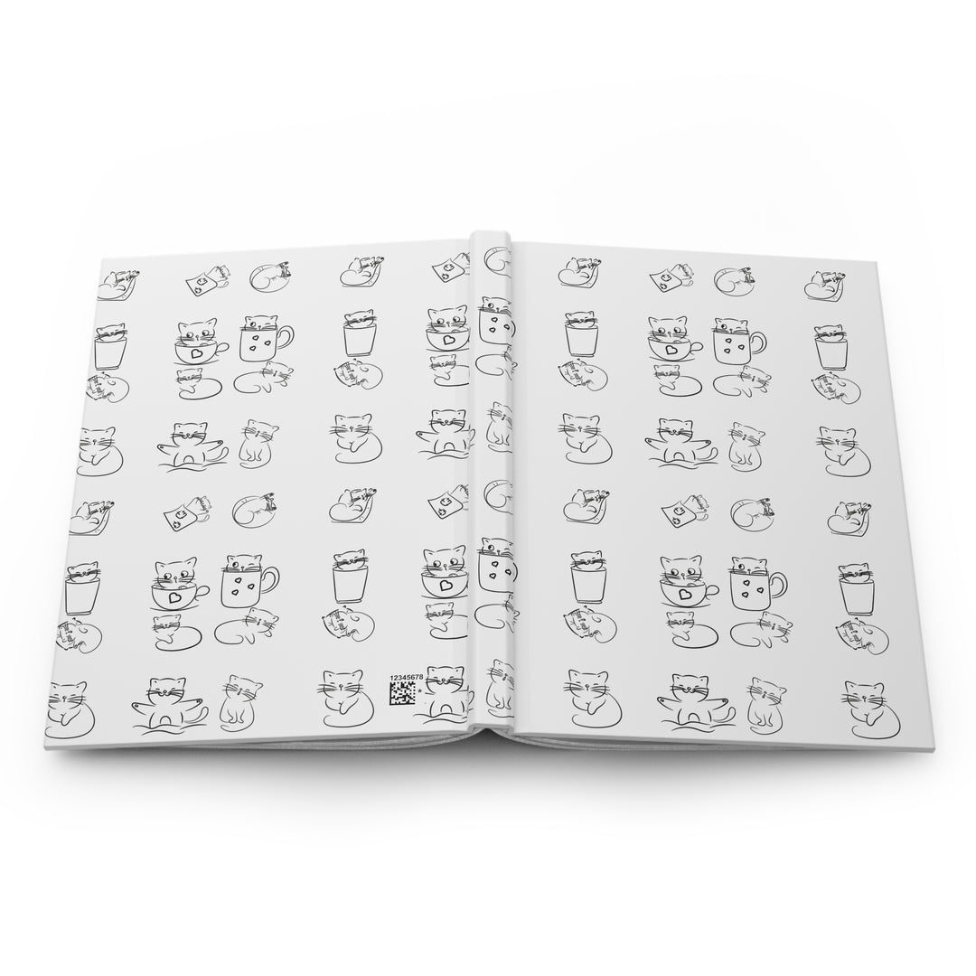 Doodle Cat Hardcover Journal