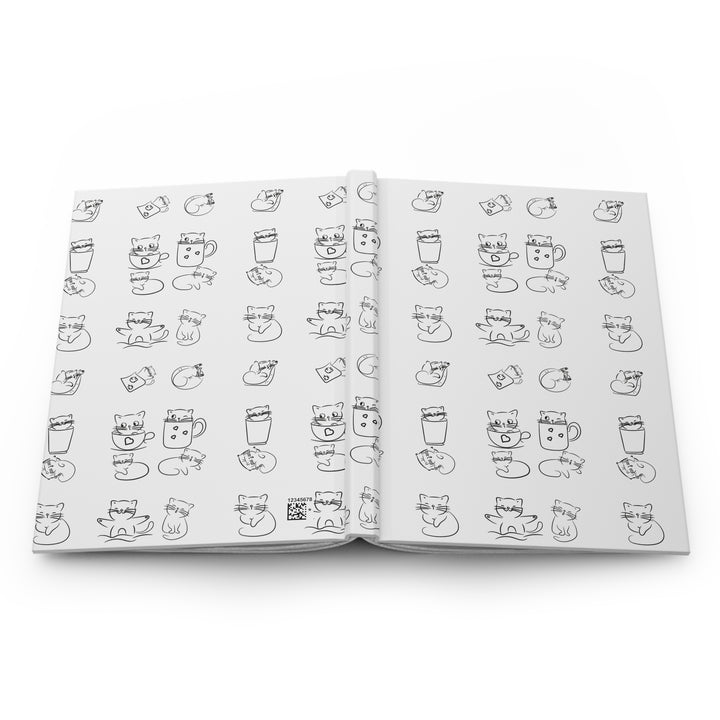 Doodle Cat Hardcover Journal
