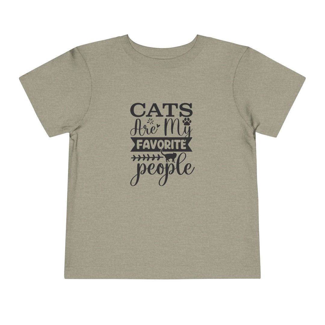 Cats Are My Favorite People Toddler Tee