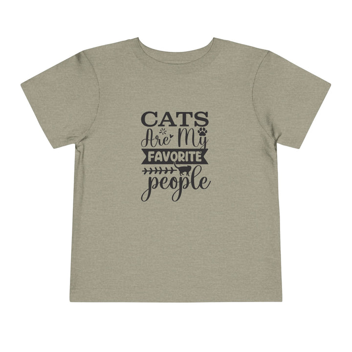 Cats Are My Favorite People Toddler Tee