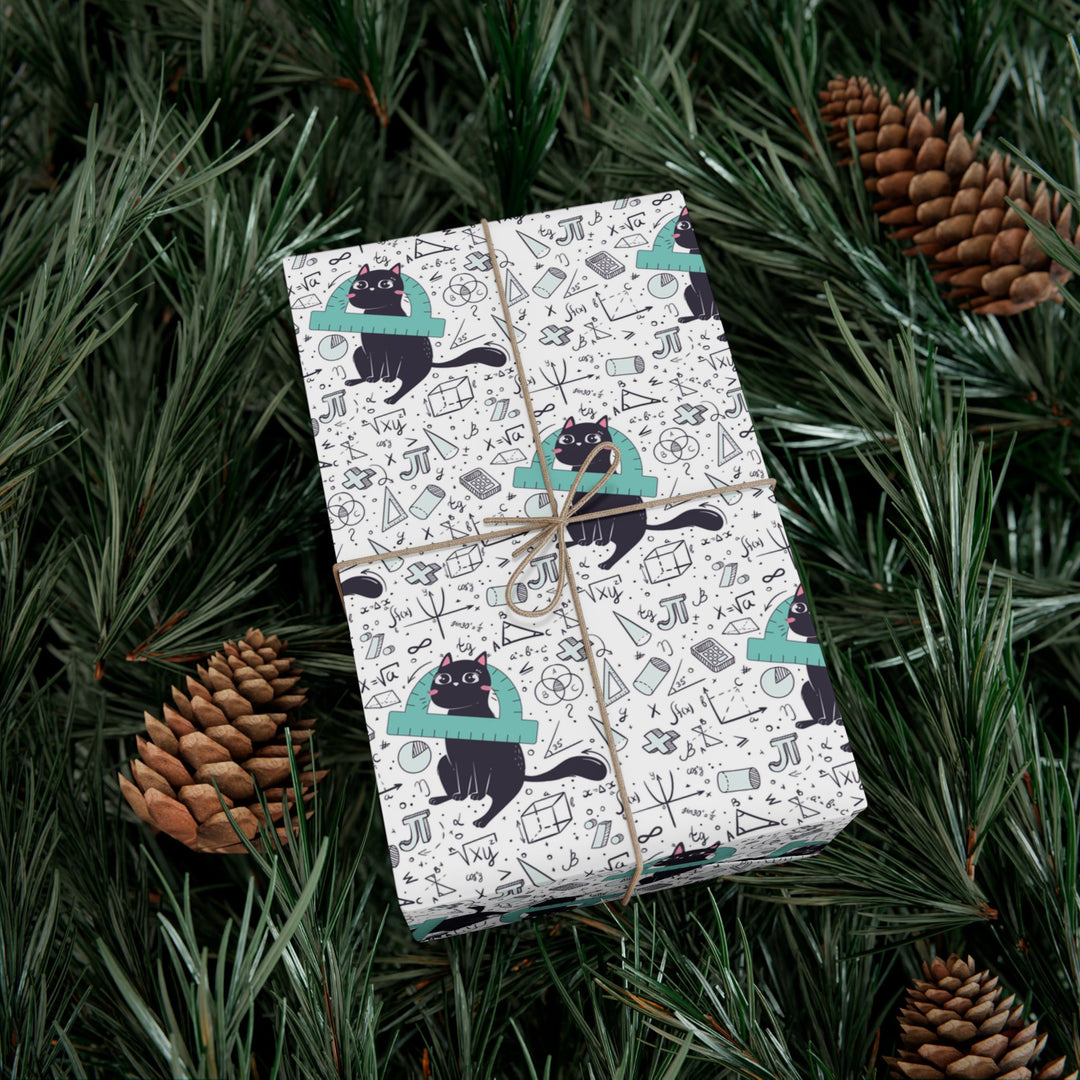 Mathematics Cat Gift Wrap