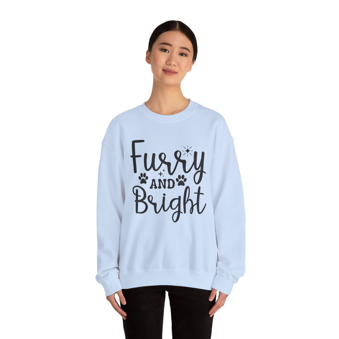 Furry and Bright Unisex Crewneck Sweatshirt