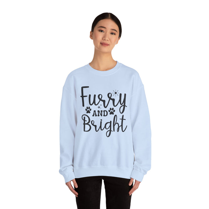 Furry and Bright Unisex Crewneck Sweatshirt