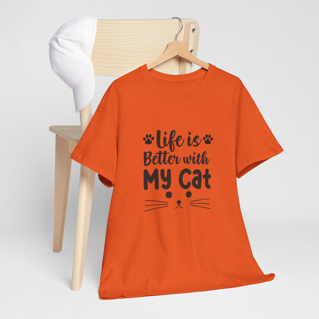 Better With My Cat Cotton Tee