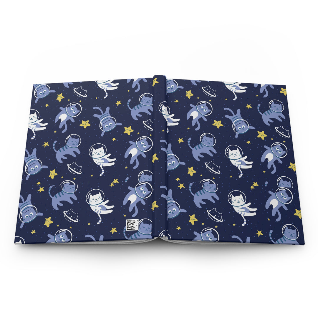 Cats in Space Hardcover Journal