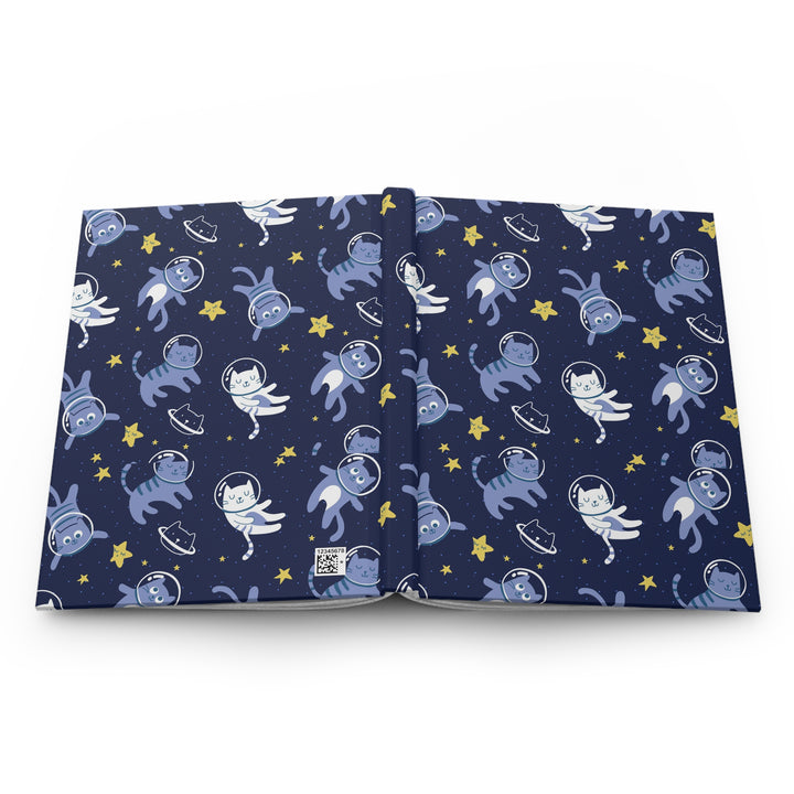 Cats in Space Hardcover Journal