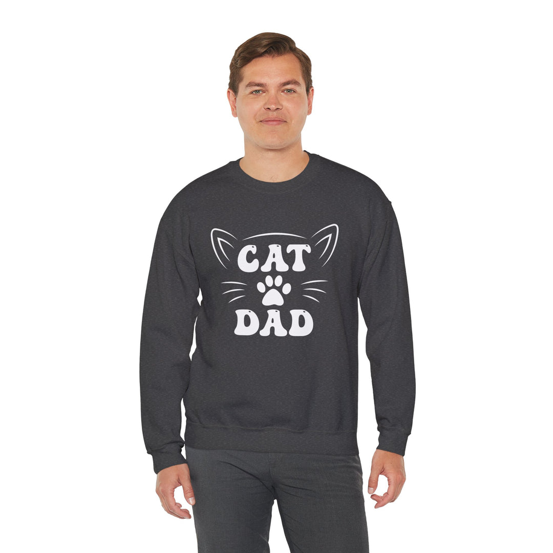 Cat Dad Crewneck Sweatshirt