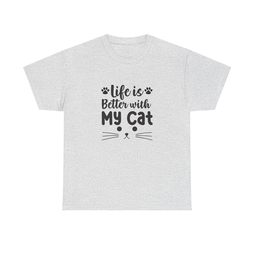 Better With My Cat Cotton Tee
