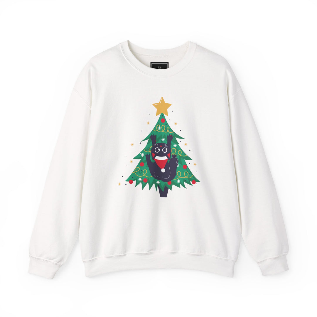 Tree Climbing Kitty Crewneck Sweatshirt