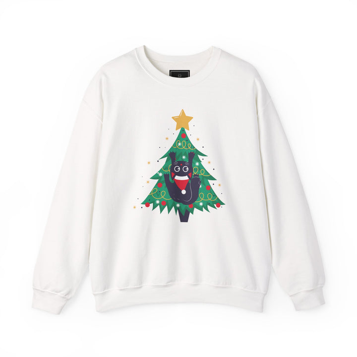 Tree Climbing Kitty Crewneck Sweatshirt