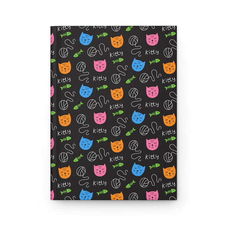 Bright Kitty Hardcover Journal