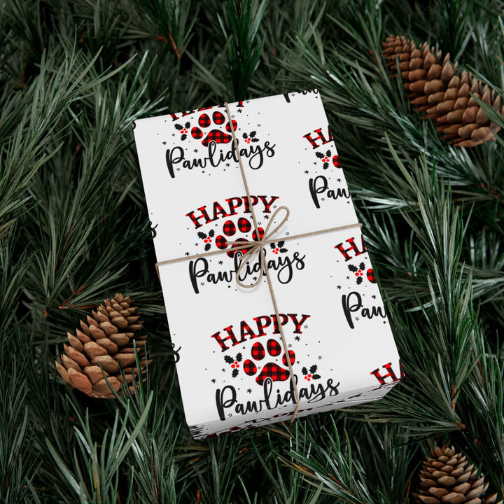 Happy Pawlidays Gift Wrap