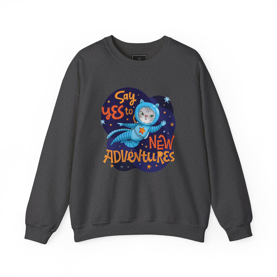 Adventure Kitty Crewneck Sweatshirt