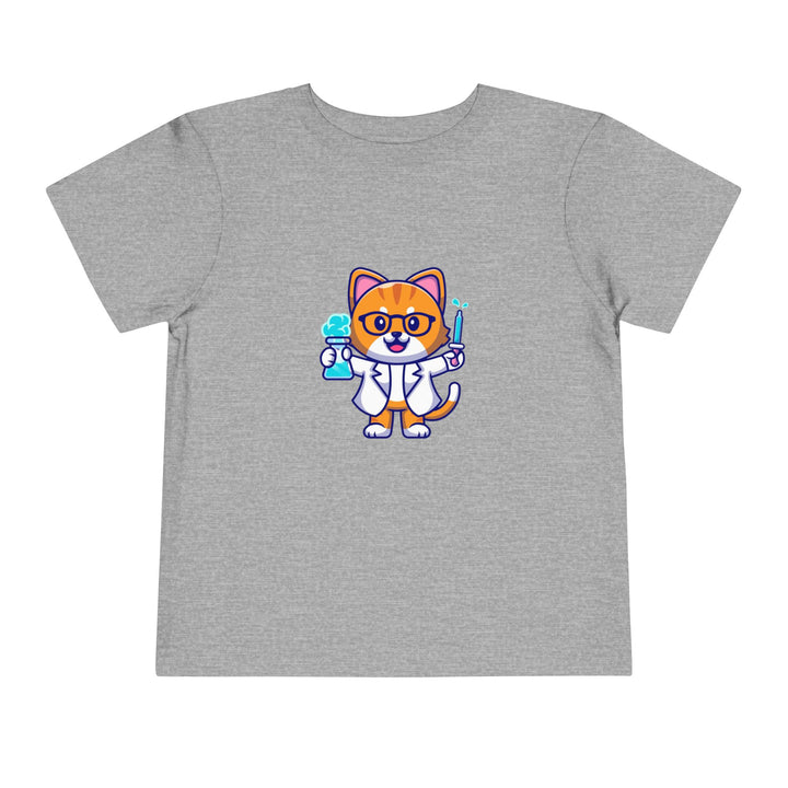 Scientist Kitty Toddler Tee