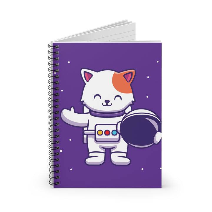 Astronaut Cat Spiral Notebook
