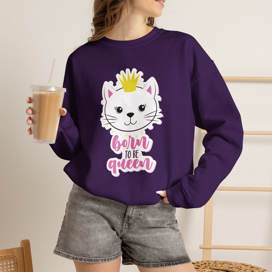 Queen Kitty Crewneck Sweatshirt