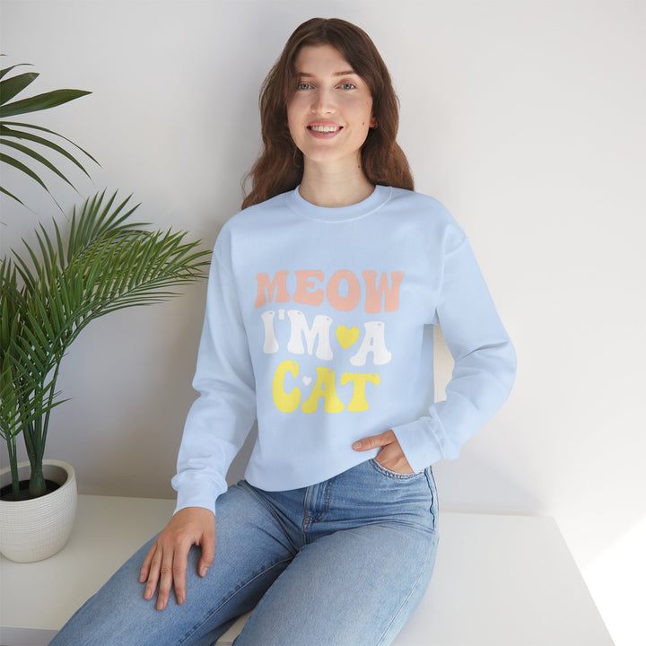 Meow I'm A Cat Unisex Crewneck Sweatshirt