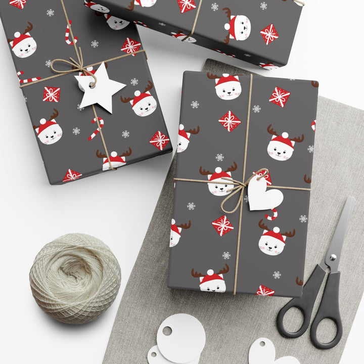 Reindeer Cat Gift Wrap