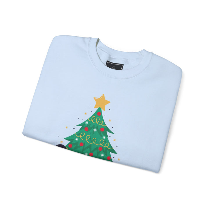 Mischievous Christmas Kitty Crewneck Sweatshirt